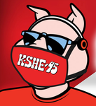 KSHE Red Face Mask